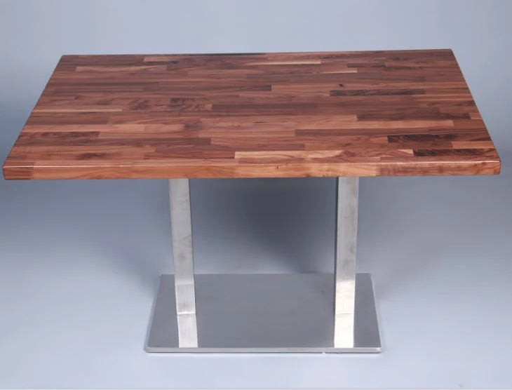 Beech Butcher Block Wood Dining Table