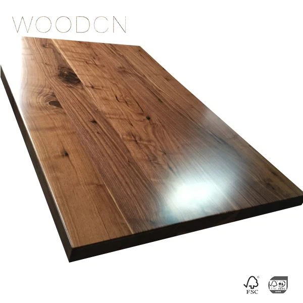 Black Walnut Edge Glued Kitchen Top Factory