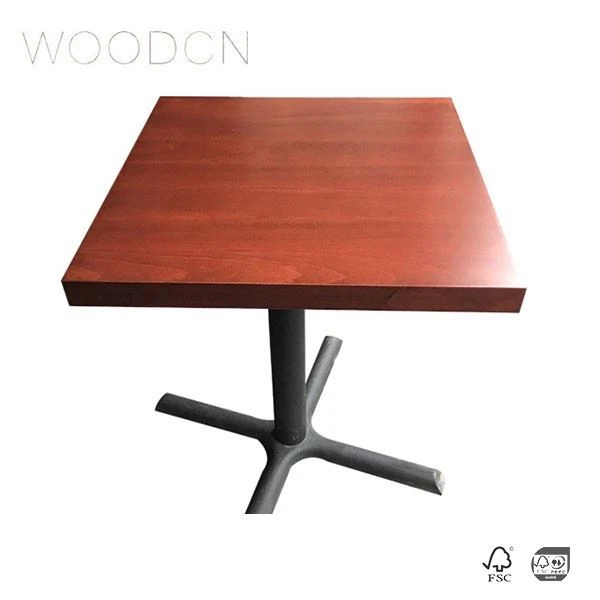 Veneer Old Elm Wood Leather Dining Table Top