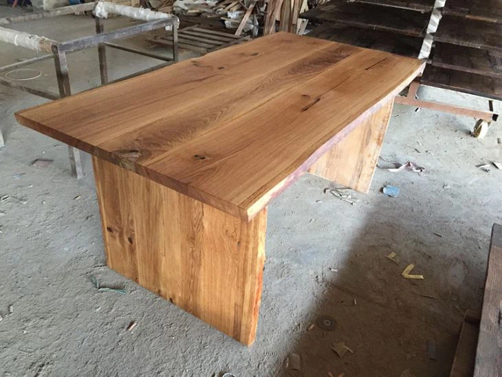 Solid Wood Desk Top For Sale 