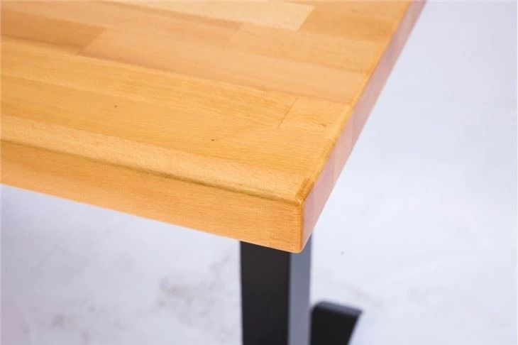 Beech Wood Butcher Block Office Table For Sale