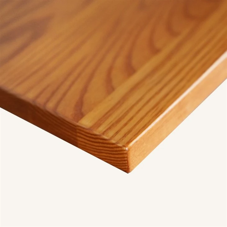 Solid Ash Wood Square Butcher Block Coffee Table in Cherry Color Supplier suppliers